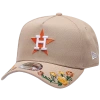 New Era Houston Astros  Astros 9forty A-frame Floral Cap In Brown