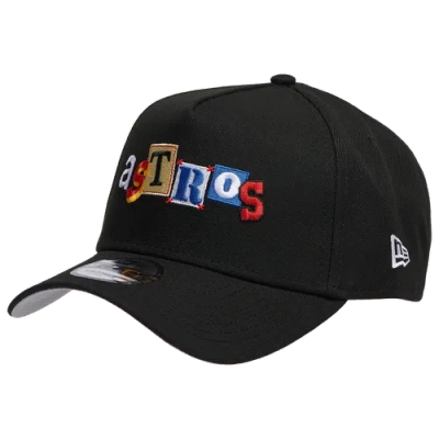 New Era Houston Astros  Astros 9forty A-frame Local Diy Wordmark Cap In Black