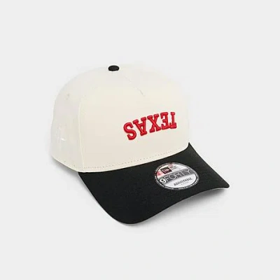 New Era Houston Rockets Nba 9forty A-frame Upside Down Wordmark Snapback Hat