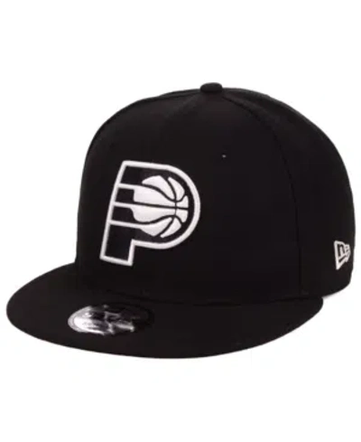 New Era Indiana Pacers Black White 9fifty Snapback Cap