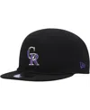 New Era Infant Boys And Girls  Black Colorado Rockies My First 9fifty Adjustable Hat In Black