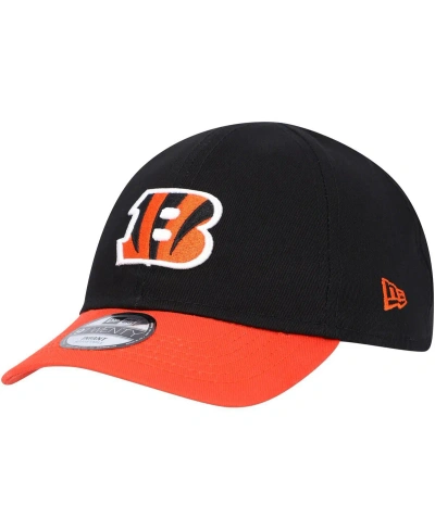 New Era Babies' Infant Boys And Girls  Black, Orange Cincinnati Bengals My 1st 9twenty Adjustable Hat In Black,orange