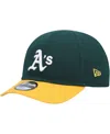 New Era Infant Boys And Girls  Green Oakland Athletics Team Color My First 9twenty Flex Hat In Green