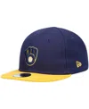 New Era Infant Unisex Navy Milwaukee Brewers My First 9fifty Hat In Navy