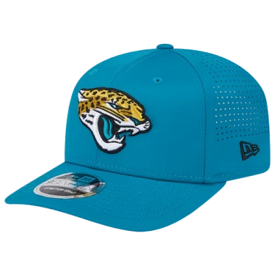 New Era Jacksonville Jaguars  Jaguars Perf 970 Adjustable Cap In Blue