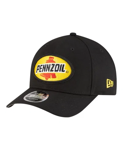 New Era Joey Logano Pennzoil M-crown 9forty Adjustable Baseball Cap In Black