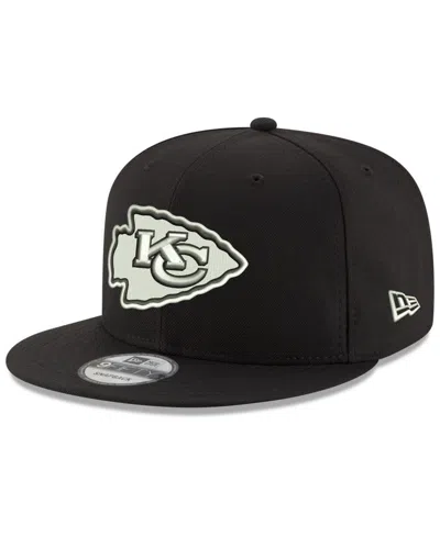 New Era Kansas City Chiefs Basic 9fifty Snapback Cap In Black,white