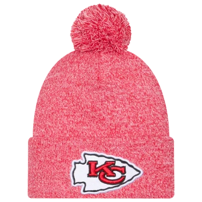 New Era Kansas City Chiefs  Chiefs Marl Pom Knit In Red