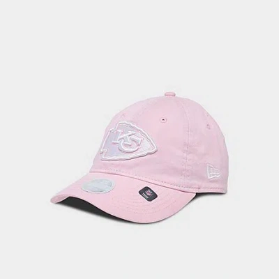 New Era Kansas City Chiefs Nfl 9twenty Strapback Hat In Pink