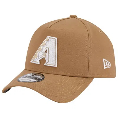 New Era Khaki Arizona Diamondbacks A-frame 9forty Adjustable Hat
