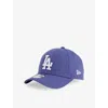 New Era Dk Blue Kids' 9forty La Dodgers Cotton Cap In Blue