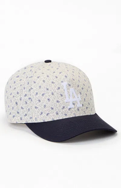 New Era Kids Los Angeles Micro Print Paisley Strapback Hat In Neutral