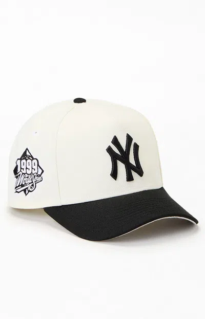 New Era Kids Ny Yankees Panel 9forty Snapback Hat In Cream