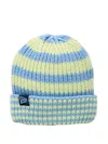 New Era Knitted Stripe-pattern Beanie