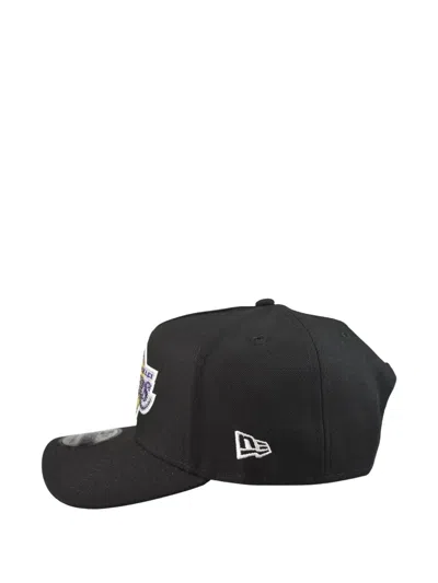 New Era La Lakers 9forty Rhinestone-embellished Baseball Cap In Black