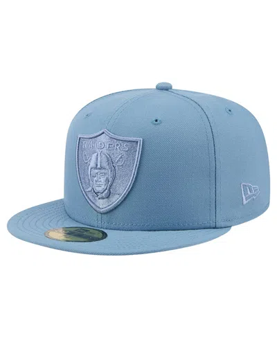 New Era Las Vegas Raiders 59fifty Fitted Baseball Cap In Blue