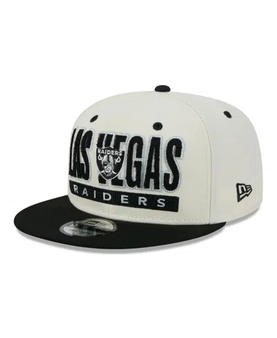 New Era Las Vegas Raiders 9fifty Snapback Baseball Cap In Neutral