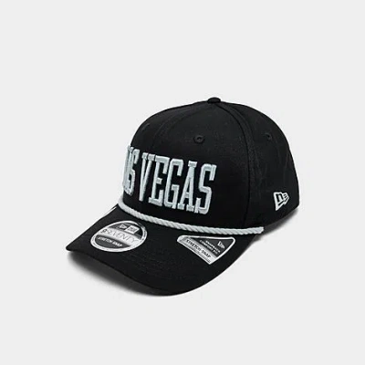 New Era Las Vegas Raiders Nfl 9seventy Stretch-snap Snapback Hat In Black