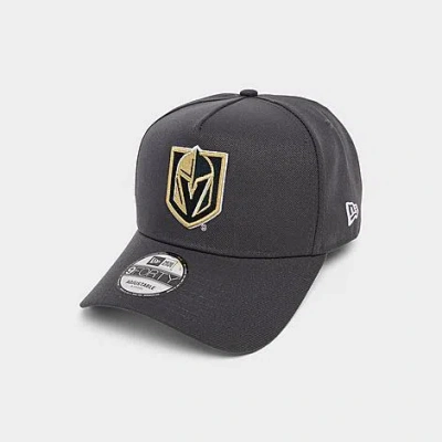 New Era Las Vegas Raiders Nhl 9forty A-frame Snapback Hat In Gray