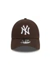 New Era Ny Logo Cap In Brown