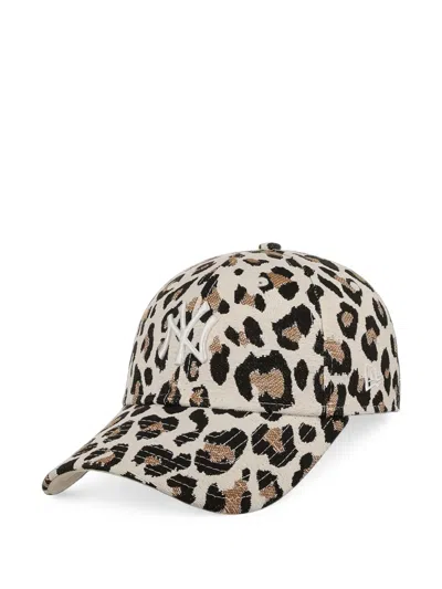 New Era Leopard-print Cotton Cap In Animal Print