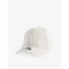 New Era Kids' New York Yankees 9forty Linen Baseball Cap Light Beig In White