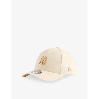 New Era Light Beige Kids' New York Yankees Cotton Cap In Neutral