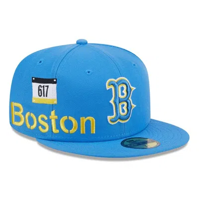New Era Light Blue Boston Red Sox City Connect Icon 59fifty Fitted Hat