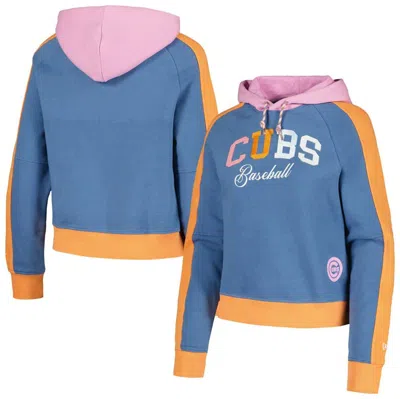 New Era Light Blue Chicago Cubs Fashion Color Pop Pullover Hoodie