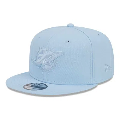 New Era Light Blue Miami Dolphins Color Pack 9fifty Snapback Hat