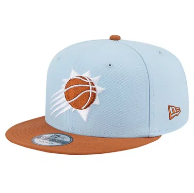 New Era Light Blue/brown Phoenix Suns 2-tone Color Pack 9fifty Snapback Hat