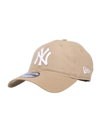 New Era Light Brown Logo Baseball Hat In Neutral