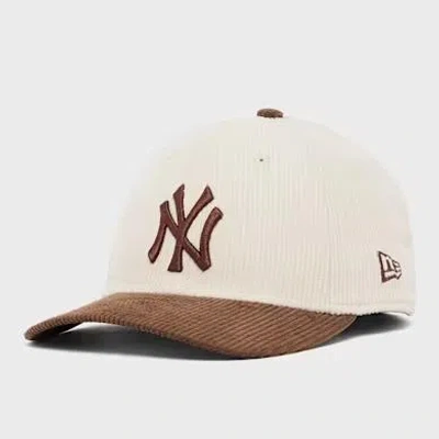 New Era Lightweight Corduroy 9forty Baseball Cap In Neutral