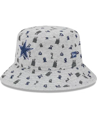 New Era Babies' Little Boys And Girls  Gray Dallas Cowboys Critter Bucket Hat