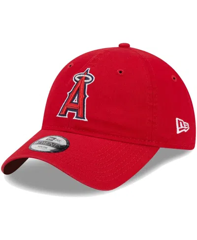 New Era Babies' Little Boys And Girls  Red Los Angeles Angels Team 9twenty Adjustable Hat