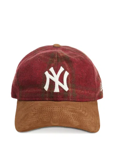 New Era Logo-appliqué Cap In Red