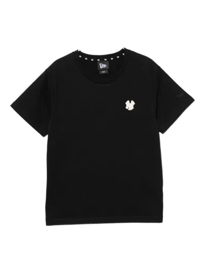 New Era Logo-embossed T-shirt In Black