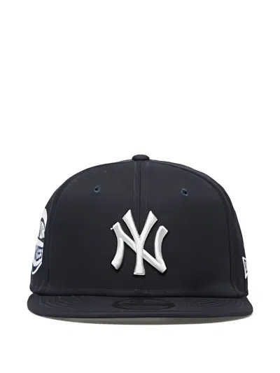 New Era Baseballkappe Mit Logo-stickerei In Black