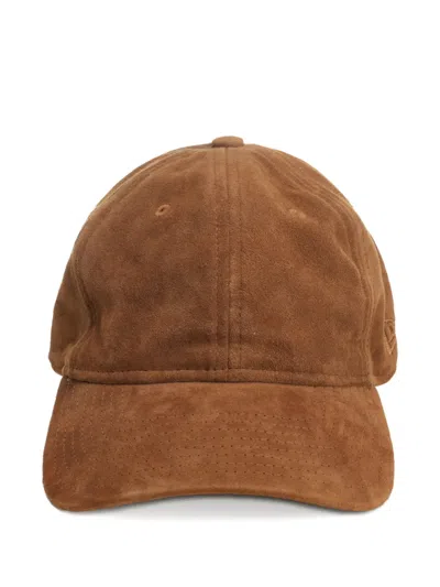 New Era Logo-embroidered Cap In Brown