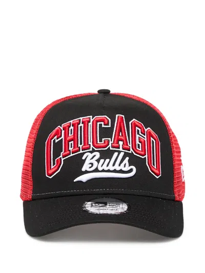 New Era Logo-embroidered Cap In Black