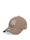 New Era Logo-embroidered Cotton Cap In Brown