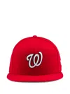New Era Logo-embroidery Baseball Cap In Red