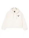 New Era Logo Fleece Jacket In White