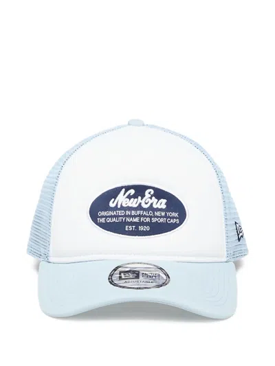 New Era Logo-patch Cap In Blue