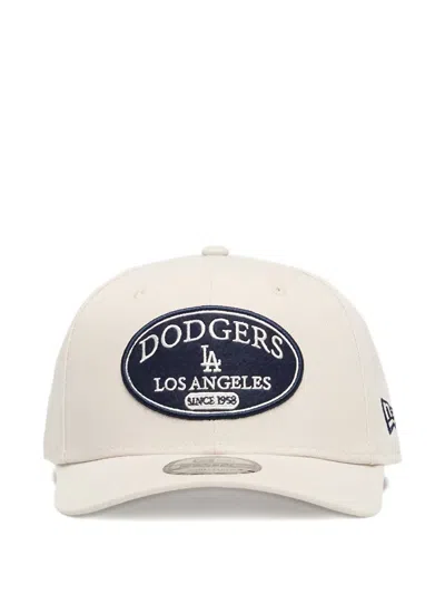 New Era Logo-patch Cap In Neutral