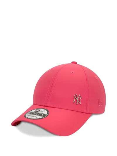 New Era Logo-plaque Cap In Pink