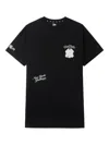New Era Logo-print Cotton T-shirt In Black