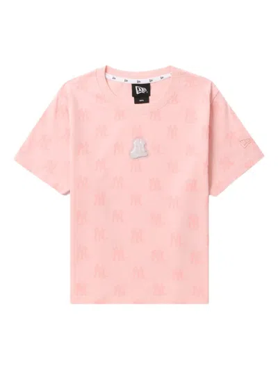 New Era Logo-print T-shirt In Pink