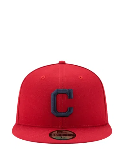 New Era Logo-embroidered Baseball Cap In Red