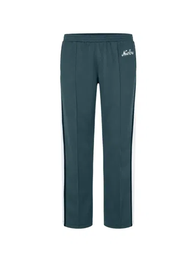 New Era Logo-embroidered Side-stripe Track Pants In Blue